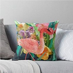 Flamingo Throw Pillow