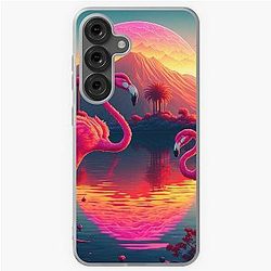 Retro Flamingos in the Sun Samsung Galaxy Case