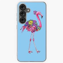 Fancy Flamingo Turquoise Samsung Galaxy Soft Case