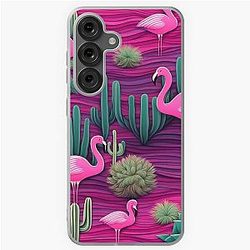 Pink Flamingo Party Samsung Galaxy Case