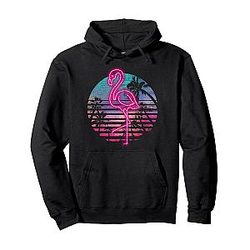Retro Tropic Flamingo Pullover
