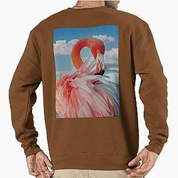 Flamingo preens Pullover Sweatshirt