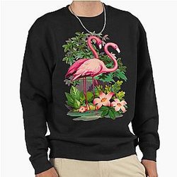 Retro Pink Flamingo Sweatshirt