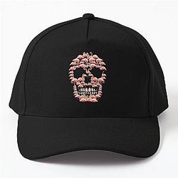 Creepy Pink Flamingos Halloween Cap