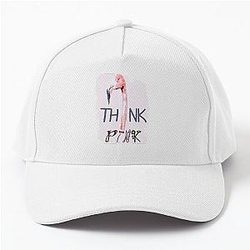 Flamingo Thinks Pink - Flamingo Lovers Baseball Cap