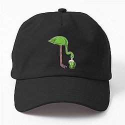 Green Beer Makes Cute Flamingos Happy - Flamingo Love Dad Hat