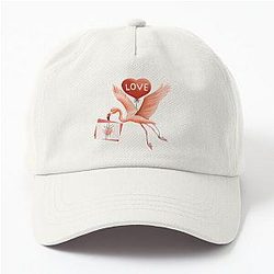 Flamingo Valentine's Day Funny Dad Hat