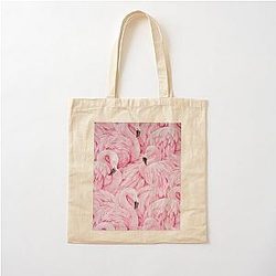 Blush Pink Flamingo Art Tote Bag