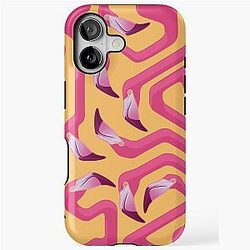 Flamingo Maze iPhone Case
