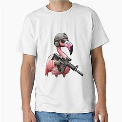 Tactical Flamingo Classic T Shirt
