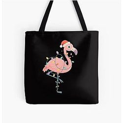 Flamingo Christmas for Women Flamingo Lover Christmas Tote Bag