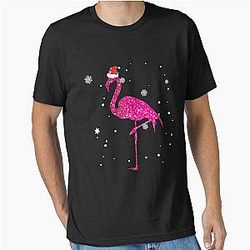 Christmas Flamingo Essential T-Shirt