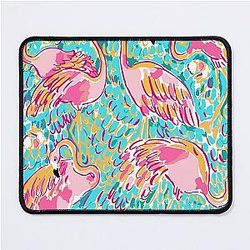 Sweet flamingo mouse pad
