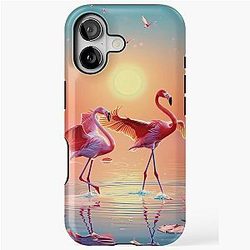Flamingo Ballet iPhone Case
