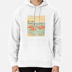 Flamingo Pullover Hoodie