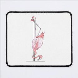 Flamingo Heels Mouse Pad