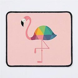 Rainbow Flamingo Mousepad