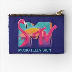 MTV Flamingo Zipper Pouch