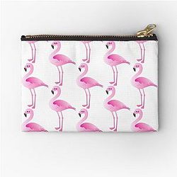 Pink Flamingo Zipper Pouch