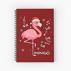 Flamingo Christmas Notebook