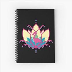 Flamingo Lotus Notebook