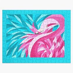 Pink Flamingo Jigsaw Puzzle