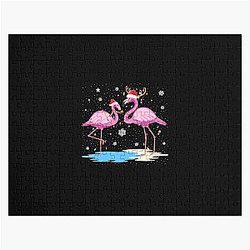Christmas Flamingo Jigsaw Puzzle