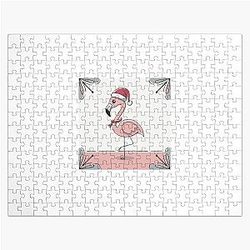 Festive Flamingo Jigsaw Puzzle