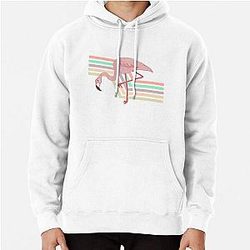 80s Flamingo Pullover Hoodie