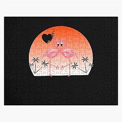 Flamingo Sunset Beautiful Jigsaw Puzzle