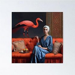 Surreal Flamingo Portrait