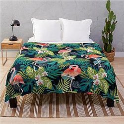 Flamingo Throw Blanket