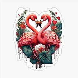 Pink Flamingo Sticker