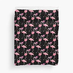 Flamingo Love Duvet Cover