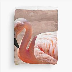 Pink Flamingo Duvet Cover