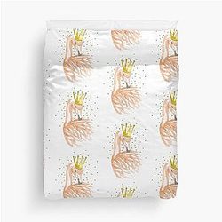 Flamingo Crown Duvet Cover