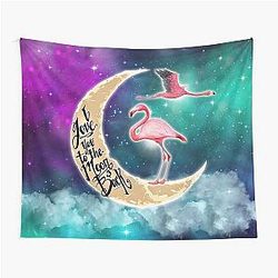 Flamingo Galaxy Love You To The Moon