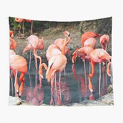 Beautiful Flamingos Tapestry