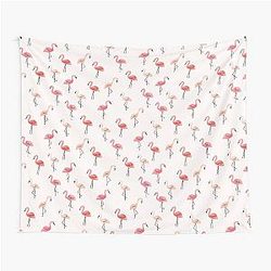 Watercolor Flamingo Tapestry