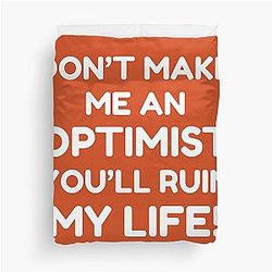 Fleabag - Natural Pessimists Gift - Pessimist Dad - Best Friend - Funny Pessimist Gift Duvet Cover