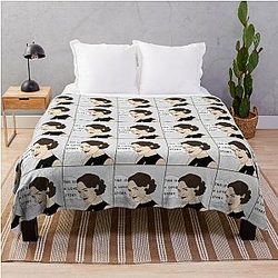 Fleabag This is a Love Story Comic Colour Illustration Throw Blanket