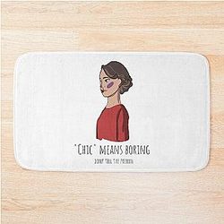 Fleabag - Phoebe Waller-Bridge Cartoon Digital Fleabag Funny Bath Mat