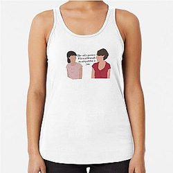 Fleabag and Claire Airport Racerback Tank Top
