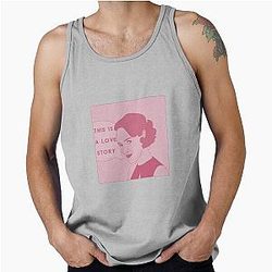 Fleabag This is a Love Story Pink Pastel Illustration Tank Top