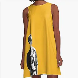 Hot Priest noir A-Line Dress