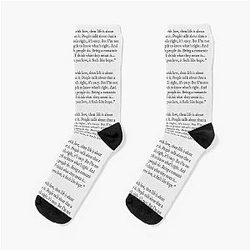 Priest quote from Fleabag Socks