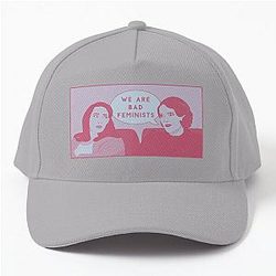 Fleabag We Are Bad Feminists Comic Pastel Illustration Baseball Cap