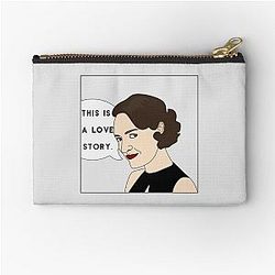 Fleabag This is a Love Story Comic Color Illustration Zipper Pouch