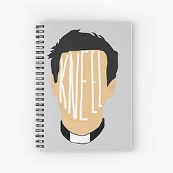 Fleabag Hot Priest Spiral Notebook