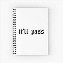 It'll Pass Fleabag Spiral Notebook